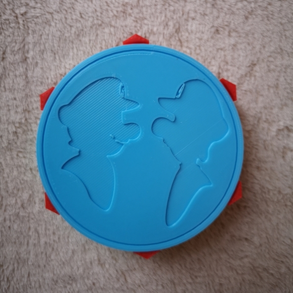 Custom Made! Super Mario Coaster Set + Holder - Picture 2 of 5